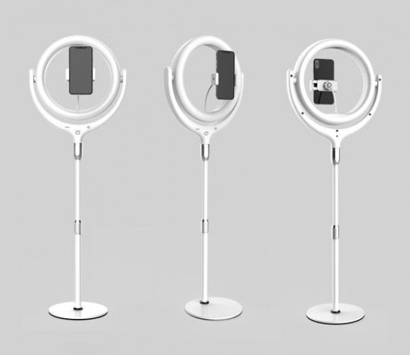 Кольцевая лампа F-539A с держателем и штативом