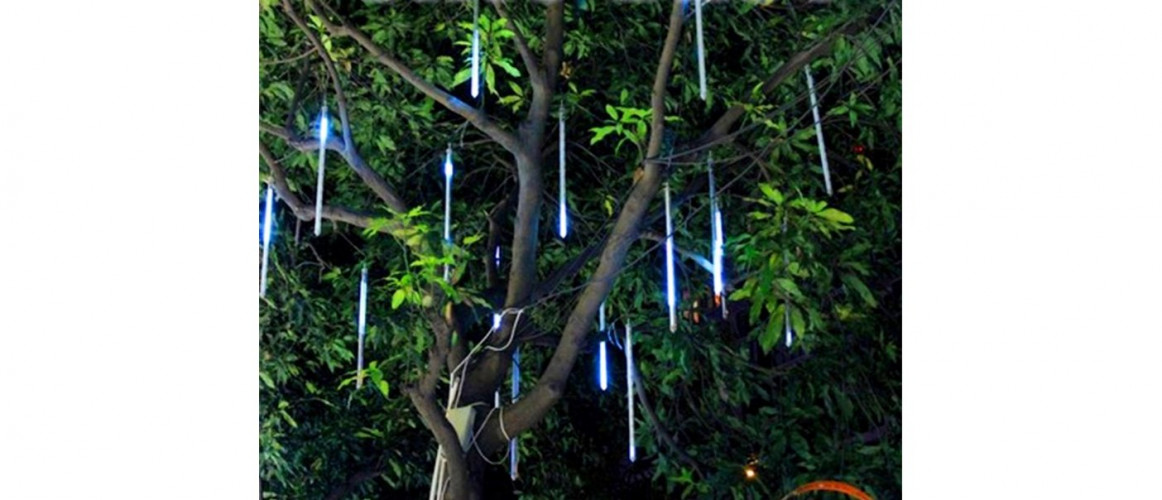 Светодиодная гирлянда Тающие сосульки 8 шт 30 см