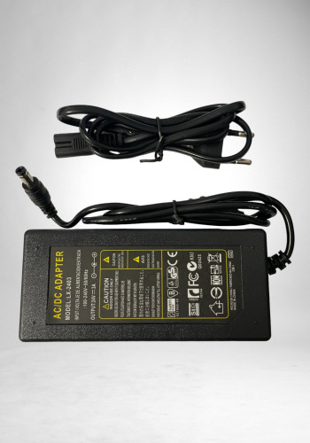 Блок питания 24В / 3A LX-2403 (разъем5.5x2.5) импульсный адаптер (вход 220В)