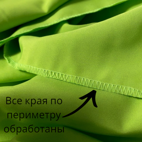 Зеленый фон, фотофон, хромакей (тканевый) 1,5м