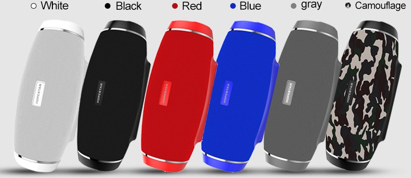 Портативная стерео колонка Hopestar H27 (Bluetooth, MP3, AUX, Mic)