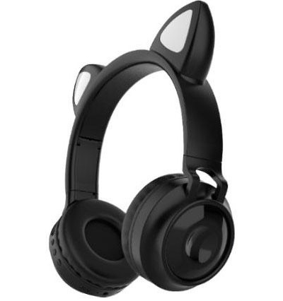 Наушники кошечки с ушками ZW-028