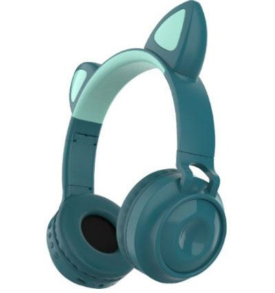 Наушники кошечки с ушками ZW-028