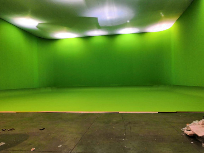 Зеленый фон, фотофон, хромакей (тканевый) 2,9м