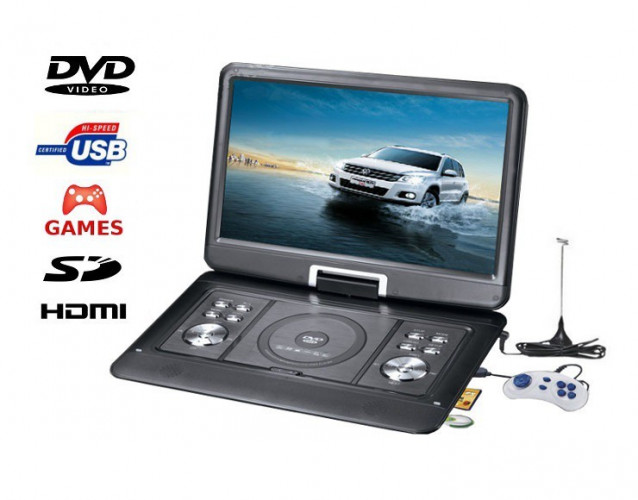 Портативный DVD плеер XPX EA-1507 с TV тюнером 15"