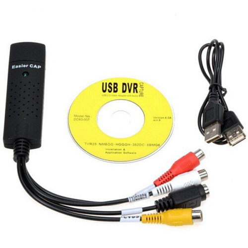 Видеозахват EasyCap адаптер для видео и аудио USB 2.0