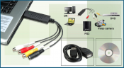 Видеозахват EasyCap адаптер для видео и аудио USB 2.0