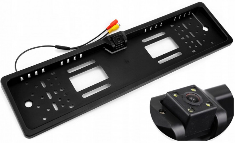 Рамка для номера с камерой заднего вида