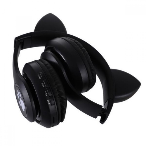 Беспроводные наушники Cat ear  P33M Cветящиеся кошачьи ушки и лапки