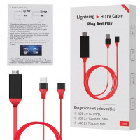 HDMI Кабель для Android и iOS Phone HDTV Cable Plug and Play