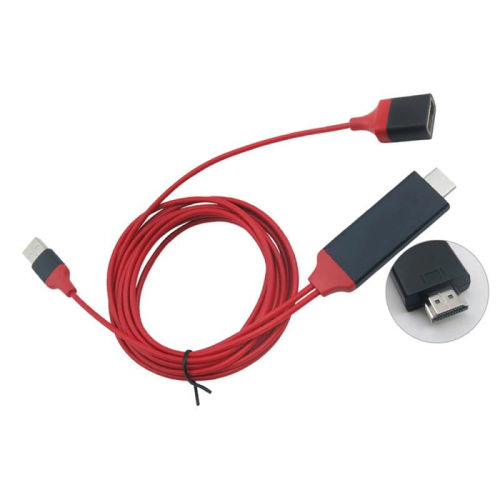 HDMI Кабель для Android и iOS Phone HDTV Cable Plug and Play