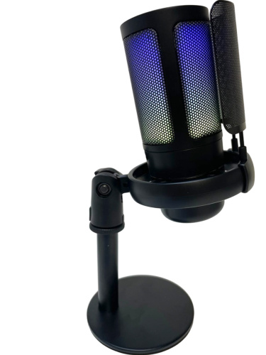 Игровой микрофон WM-M60 с RGB-подсветкой: качественный звук и стильный дизайн для стримов и геймеров