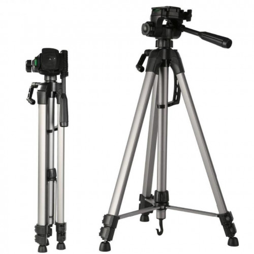 Tripod 3366 Трипод штатив для камеры и смартфона 50-140см