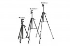 Tripod 3366 Трипод штатив для камеры и смартфона 50-140см