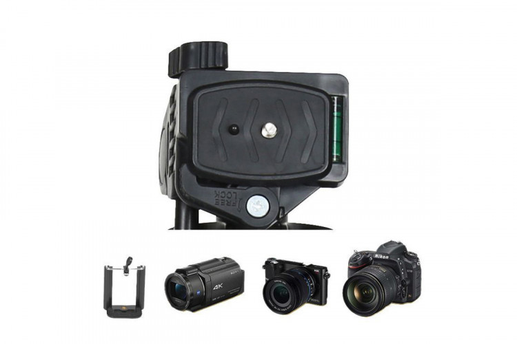 Tripod 3366 Трипод штатив для камеры и смартфона 50-140см
