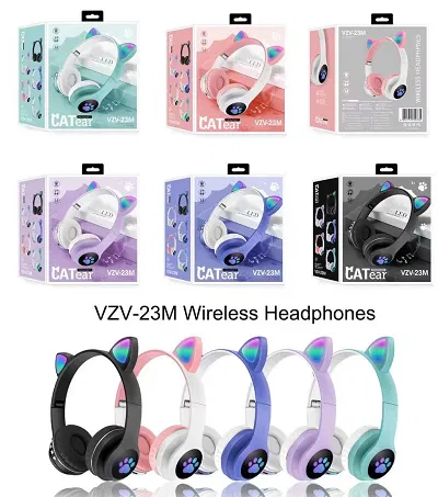 Наушники кошки со светящимися ушками и лапками Cat Ear