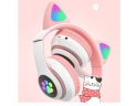 Наушники кошки со светящимися ушками и лапками Cat Ear