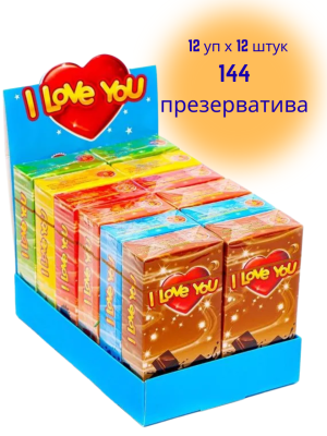 Презервативы "I Love You" микс 6 ароматов