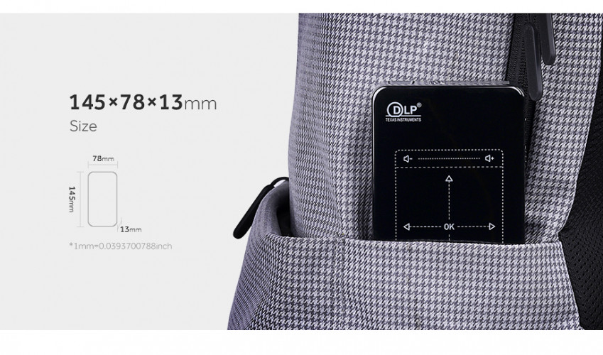 Проектор P09 mini DLP 1Gb/8Gb Android 6.0