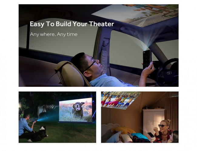 Проектор P09 mini DLP 1Gb/8Gb Android 6.0
