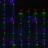 Светодиодная гирлянда занавес водопад 3х3 м для улицы и дома