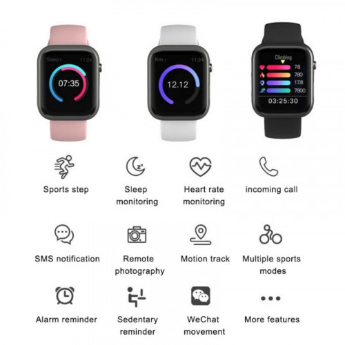 Смарт фитнес часы SX16 c измерением давления и пульса