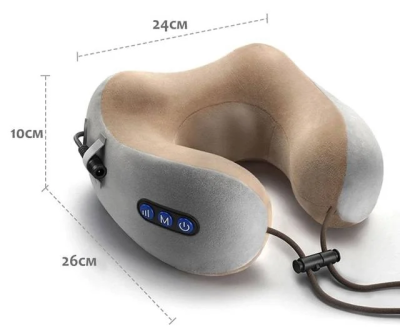 Подушка массажер Kneading U-shaped massage pillow
