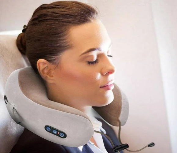 Подушка массажер Kneading U-shaped massage pillow