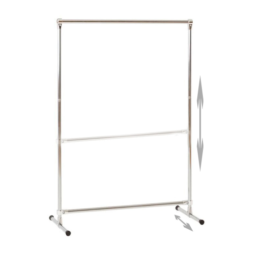 Вешалка напольная для одежды металлическая 1 м