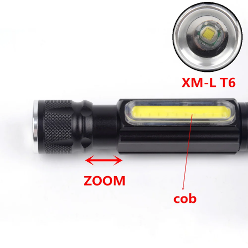 Ручной фонарь FA-515-3-T6 USB 108000W 288000 Lumens