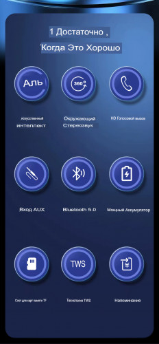 Портативная мини колонка Z5, TF/USB/AUX/FM/LED подсветка 