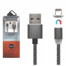 Магнитный кабель Lightning для зарядки x-cable metal magnetic cable