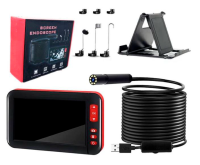 Эндоскоп с дисплеем, гибкий водонепроницаемый с подсветкой 5 метров P20