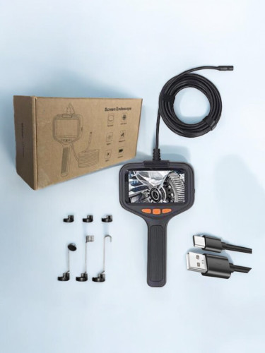 Гибкий эндоскоп водонепрони-цаемый с подсветкой 10 метров P-200-10