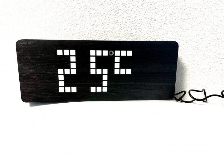 Настольные LED часы VST-870 с термометром и будильником