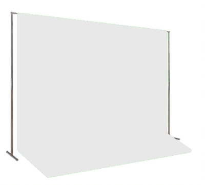 Хромакей со стойкой белый