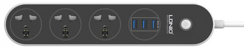 Сетевой удлинитель LDNIO SC3301 3USB 3 розетки 1.6 м