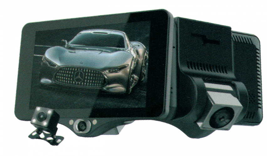 Автомобильный видеорегистратор XPX P7 с 3-мя камерами