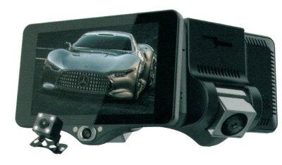 Автомобильный видеорегистратор XPX P7 с 3-мя камерами