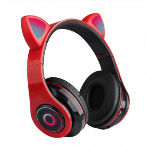 Беспроводные наушники кошки со светящимися ушками Cat Ear