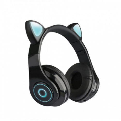 Беспроводные наушники кошки со светящимися ушками Cat Ear