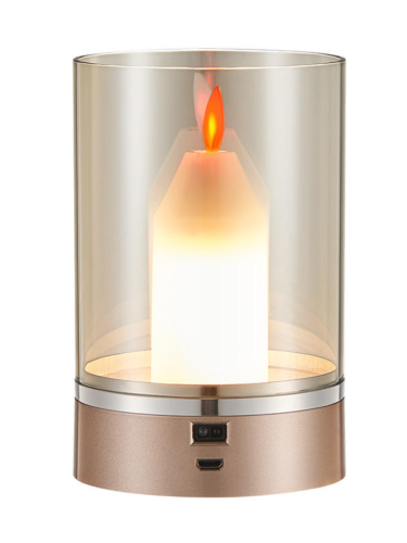 Ночник-свеча светодиодный с ИК датчиком, беспроводной, с регулировкой яркости и аккумулятором