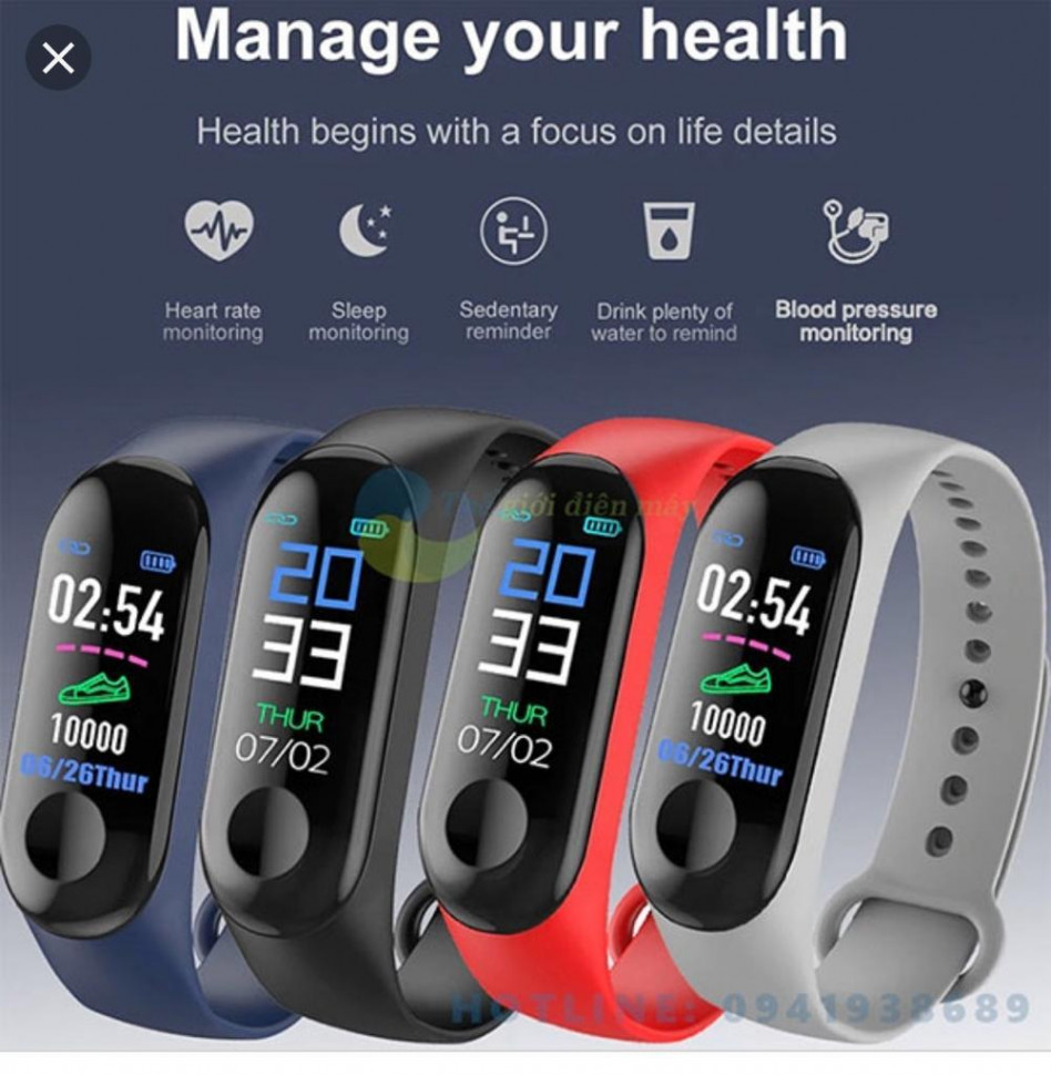 Intelligence best sale bracelet m3