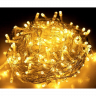 Гирлянда нить, прозрачный провод, теплый