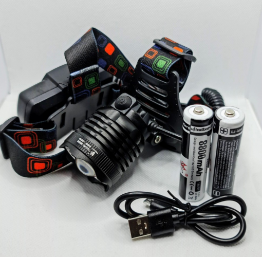 Налобный светодиодный аккумуляторный фонарь FA-XQ172-P50