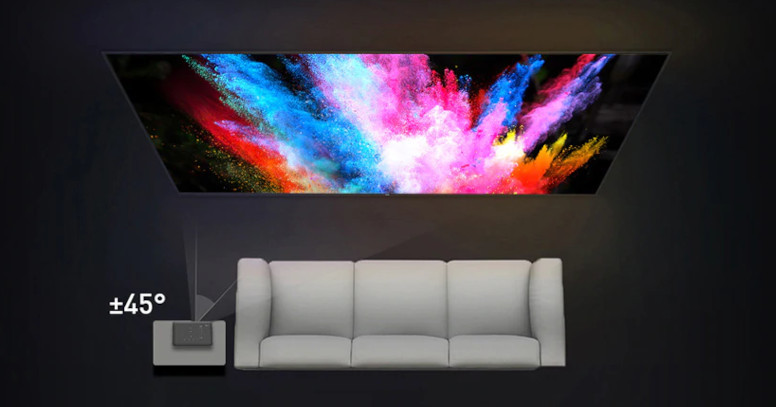 Проектор P10 mini DLP (2/16, Android, 4K, 3D)