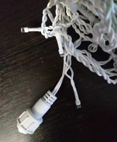 Электрогирлянда светодиодная Бахрома уличная 6 метров