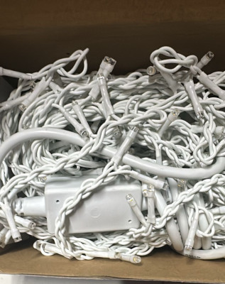 Гирлянда Бахрома 3м, белый провод