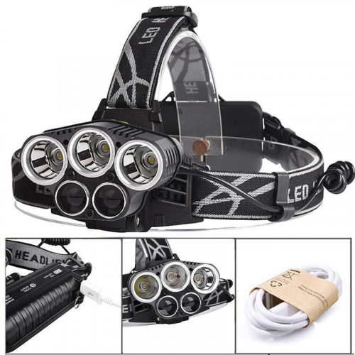 Фонарь налобный BL-K85-T6 светодиодный аккумуляторный