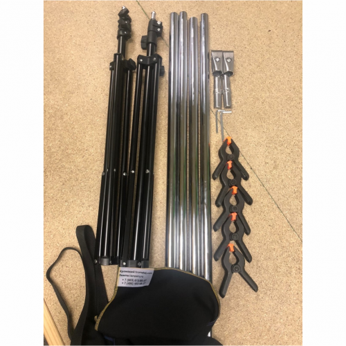 Хромакей со стойкой телескопической П-образной